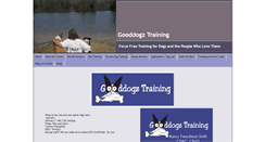 Desktop Screenshot of gooddogztraining.com